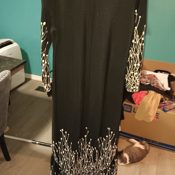 Reborn XL Navy And White Design High Low Dress - Picture 3 of 3